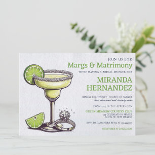 Margs & Matrimony Bridal Shower Invitation
