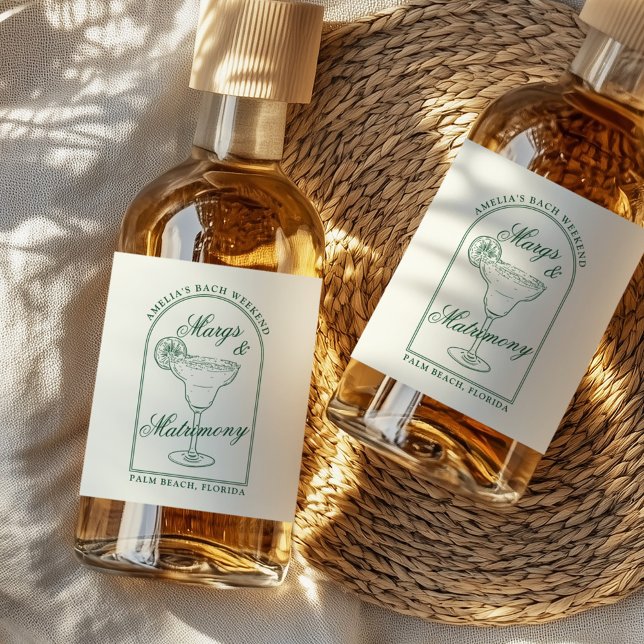 Margs & Matrimony Liquor Bottle Label (Creator Uploaded)