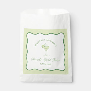 "Margs & Matrimony" Modern Chic Bridal Shower Favour Bag