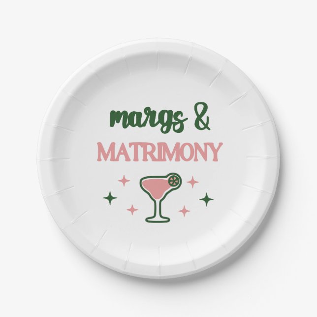 Margs & Matrimony Paper Plate (Front)