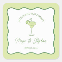 "Margs & Matrimony" Simple Lime Margarita Wedding
