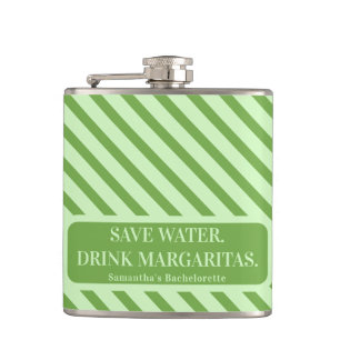 Margs Matrimony Tequila Bridal Shower Bachelorette Hip Flask