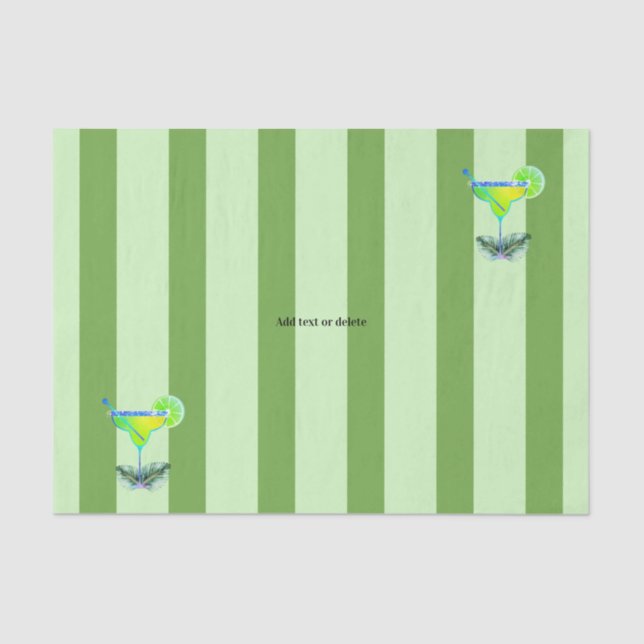 Margs Matrimony Tequila Bridal Shower Bachelorette Tissue Paper (Front)