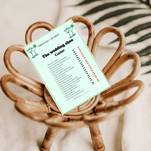 Margs & Matrimony Weding Shoe Game Card (Creator Uploaded)