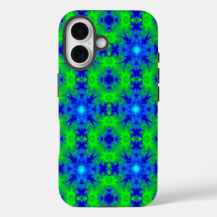 Marguerite , Daisies flowers in blue green iPhone 16 Case