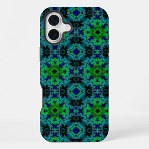 Marguerite , Daisies Flowers in Retro Style iPhone 16 Plus Case