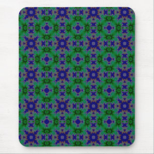 Marguerite , Daisies Flowers in Retro Style Mouse Pad