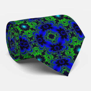 Marguerite , Daisies Flowers in retro style Tie