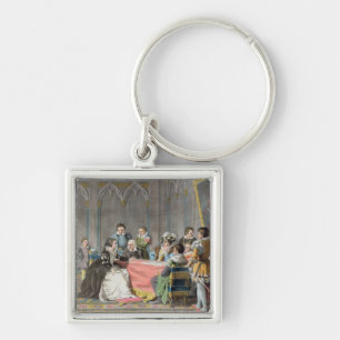 Marguerite de Valois (1553-1615) in front of the S Key Ring