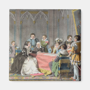 Marguerite de Valois (1553-1615) in front of the S Magnet