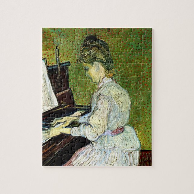 Marguerite Gachet at the Piano by Vincent van Gogh Jigsaw Puzzle (Vertical)