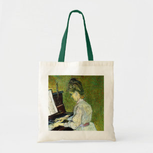 Marguerite Gachet at the Piano by Vincent van Gogh Tote Bag