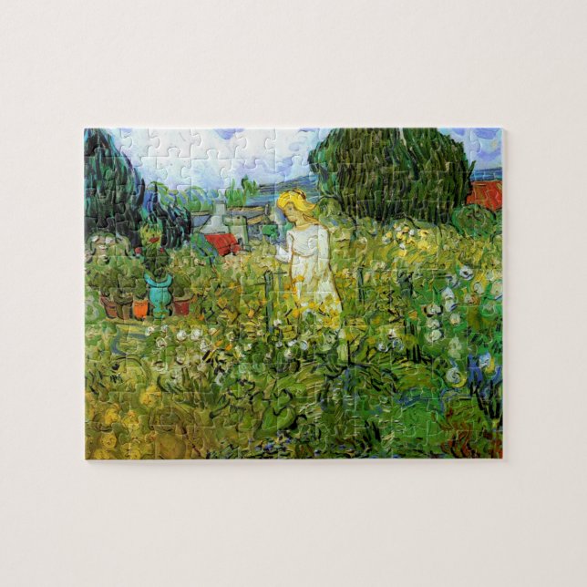 Marguerite Gachet in Garden by Vincent van Gogh Jigsaw Puzzle (Horizontal)