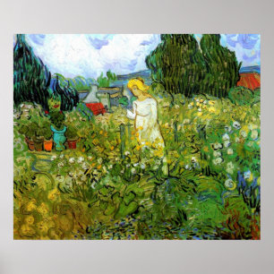 Marguerite Gachet in Garden by Vincent van Gogh Poster
