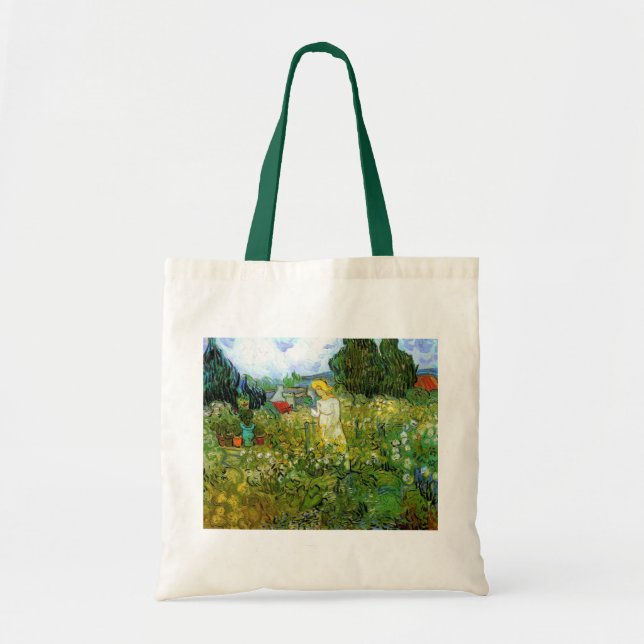 Marguerite Gachet in Garden by Vincent van Gogh Tote Bag (Front)
