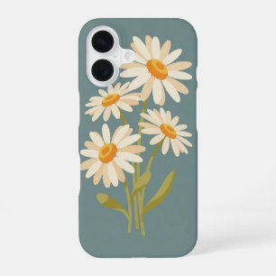 Marguerites Vintage Stylisées iPhone 16 Case