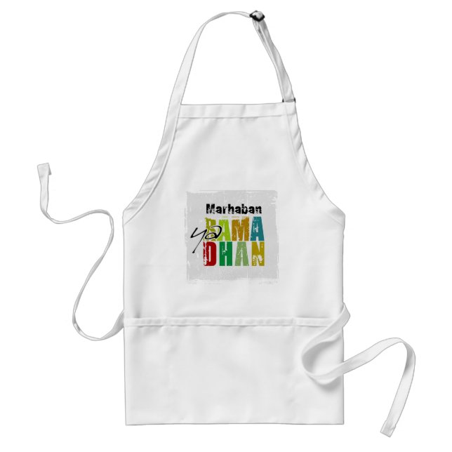 Marhaban ya Ramadhan Standard Apron (Front)