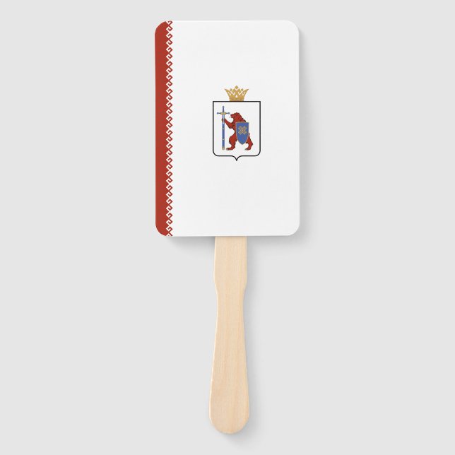 Mari El Flag Hand Fan (Front)