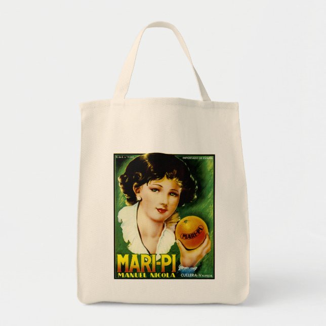 Mari Pi Oranges Tote Bag (Front)