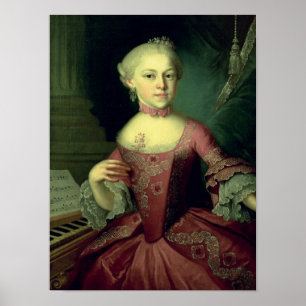 Maria-Anna Mozart, called 'Nannerl' Poster