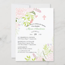 Maria Baptism Invitation