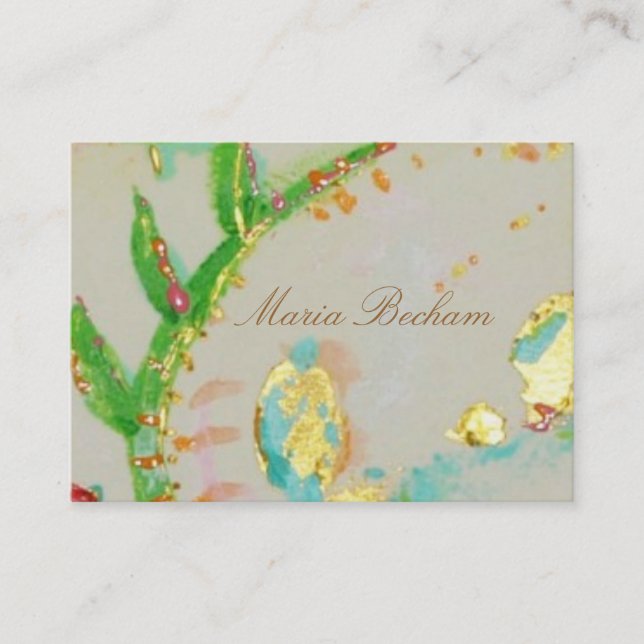 Maria biz card (Front)