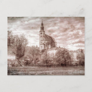 Maria Himmelfahrt Cathedral Vintage Holiday Postcard