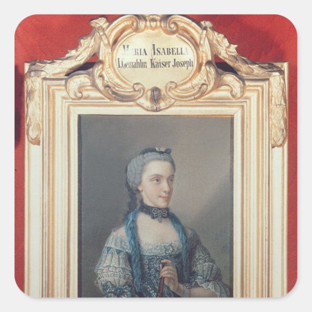 Maria Isabella of Parma Square Sticker (Front)