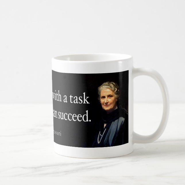 Maria Montessori Quote Mug (Right)