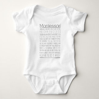 Maria Montessori Quotes Baby Bodysuit