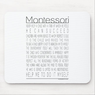 Maria Montessori Quotes Mouse Pad