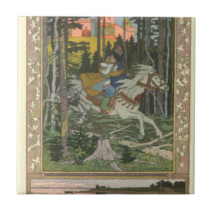 Maria Morevna By Ivan Bilibin Ceramic Tile