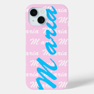 Maria Name Design Pattern iPhone 15 Case