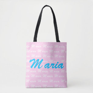 Maria Name Design Pattern Tote Bag