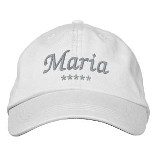 Maria Name Embroidered Hat