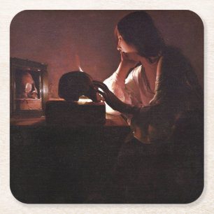 Maria Regrets, La Tour Square Paper Coaster