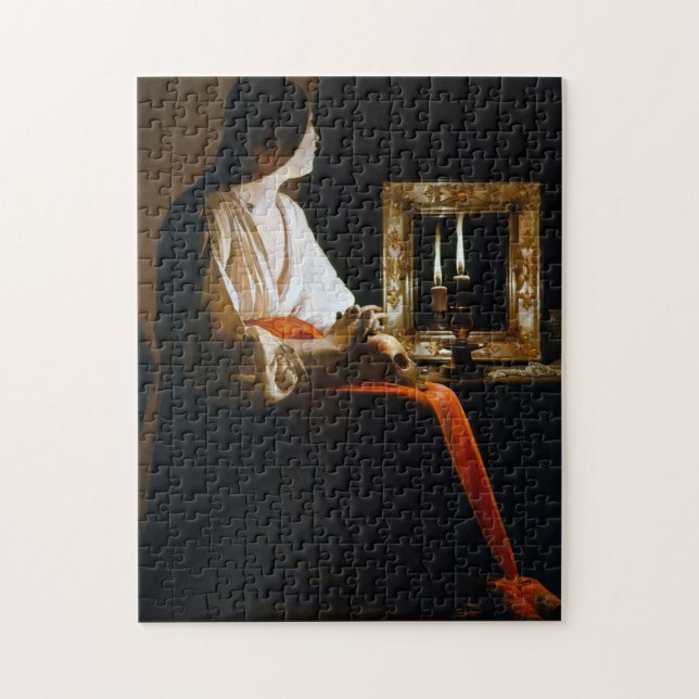 Maria Repenting, La Tour Jigsaw Puzzle (Vertical)