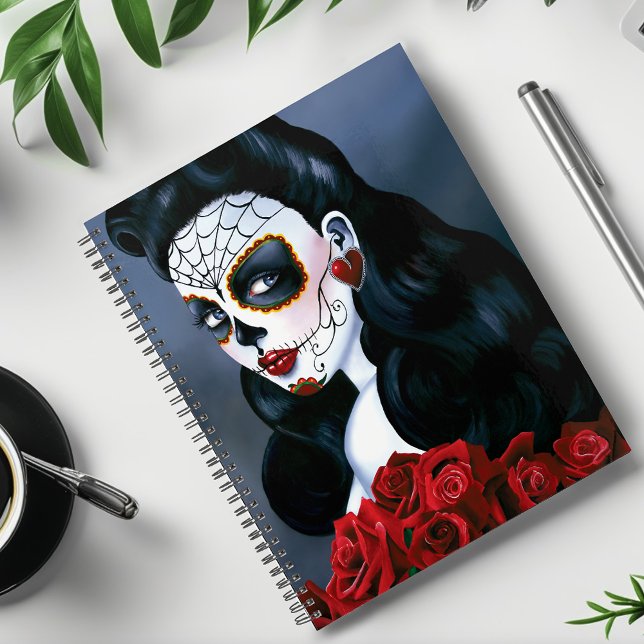Maria Sugar Skull Red Roses Planner (Creator Uploaded)