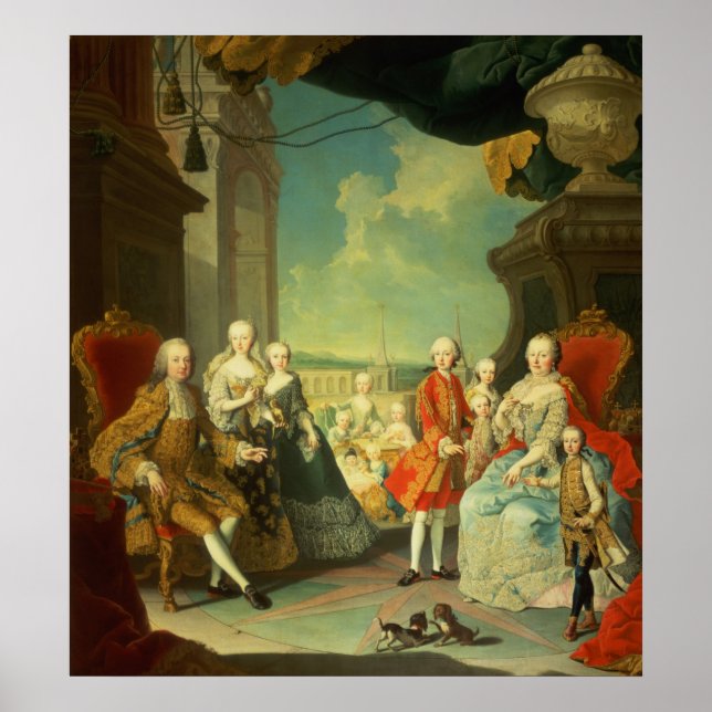 Maria Theresa and her Husband Poster (Front)