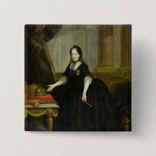 Maria Theresa Empress of Austria 15 Cm Square Badge