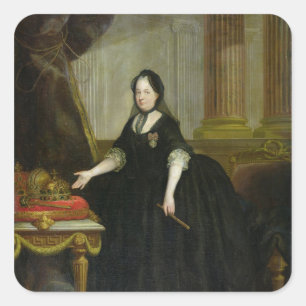Maria Theresa Empress of Austria Square Sticker