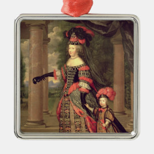 Maria Theresa  wife of Louis XIV Metal Tree Decoration