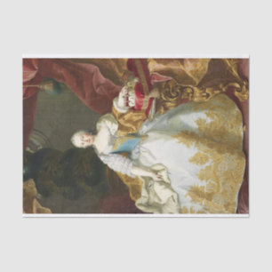 Maria Theresia mit Joseph by Martin van Meytens Tissue Paper