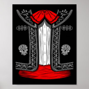 Mariachi Charro Mexican Cinco De Mayo Costume Poster