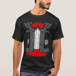 Mariachi Charro Mexican Cinco De Mayo Costume T-Shirt