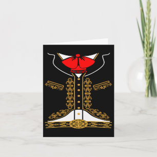 Mariachi Charro Mexican Costume For Cinco De Mayo Card