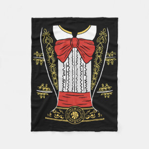 Mariachi Charro Mexican Costume For Cinco De Mayo Fleece Blanket