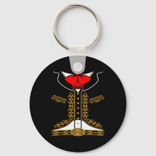 Mariachi Charro Mexican Costume For Cinco De Mayo  Key Ring