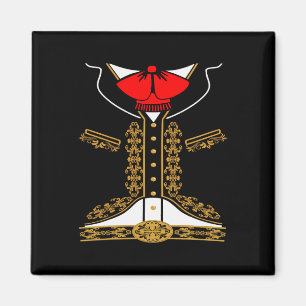 Mariachi Charro Mexican Costume For Cinco De Mayo  Magnet