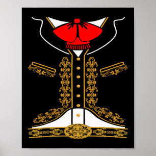 Mariachi Charro Mexican Costume For Cinco De Mayo Poster